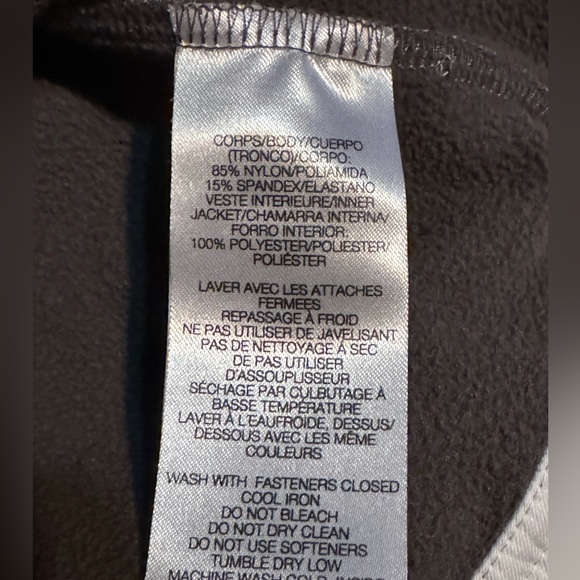 Salomon Jacket Womens Medium White Full Zip Soft Shell Fleece Lined - Picture 4 of 6